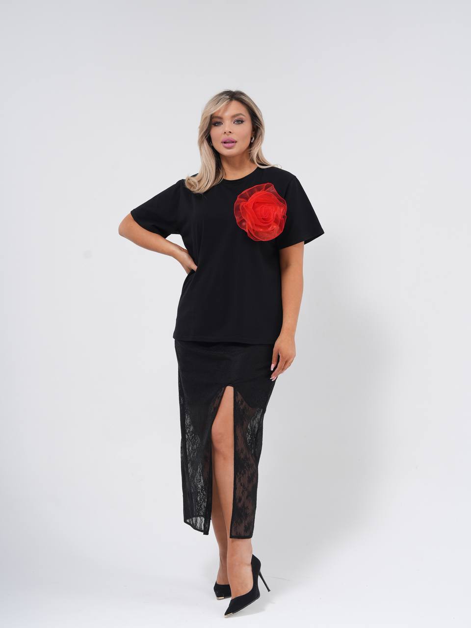 Юбка из кружева 